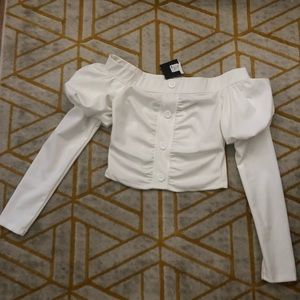 Fashion Nova Off The Shoulder Puff Sleeve Top